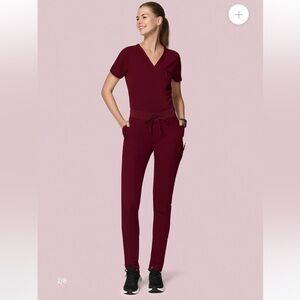 Women’s Mandala Scrub Set M/MP Wine